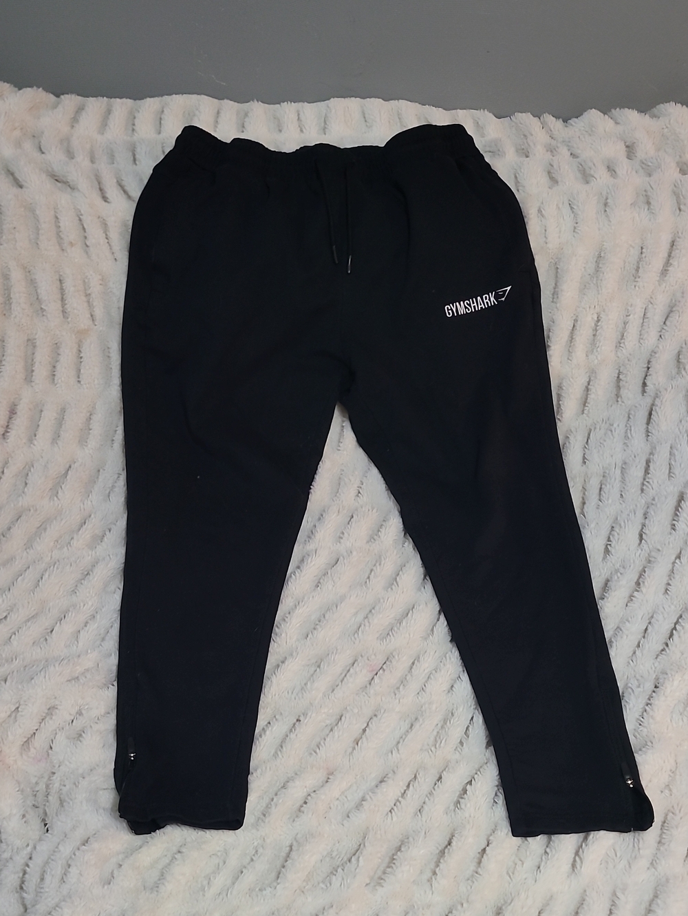 Gymshark Black Men’s Joggers with Logo
